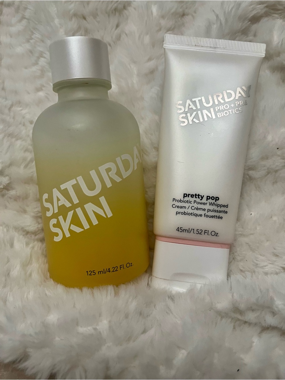 New Saturday Skin Yuzu Vitamin C Bright Toner & Pretty Pop Probiotic Power Cream
